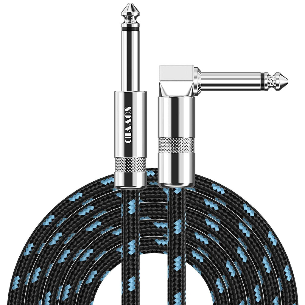 LW Essentials® Basic 1/4 in. Standard/Braided TS Mono Instrument Cable (Straight + Right-Angle)