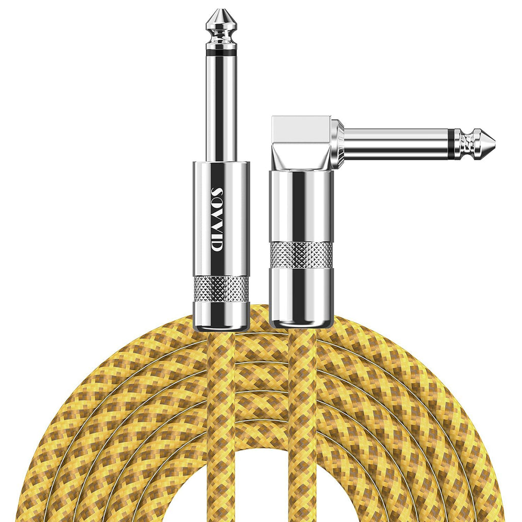 LW Essentials® Basic 1/4 in. Standard/Braided TS Mono Instrument Cable (Straight + Right-Angle)