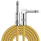 LW Essentials® Basic 1/4 in. Standard/Braided TS Mono Instrument Cable (Straight + Right-Angle)