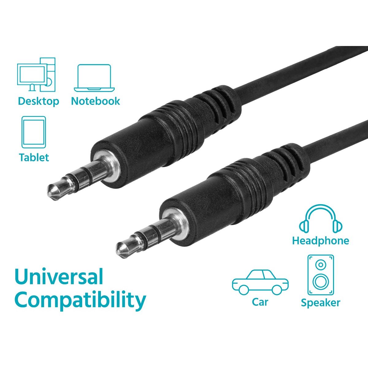LW Essentials® Basic 3.5mm Audio Cable