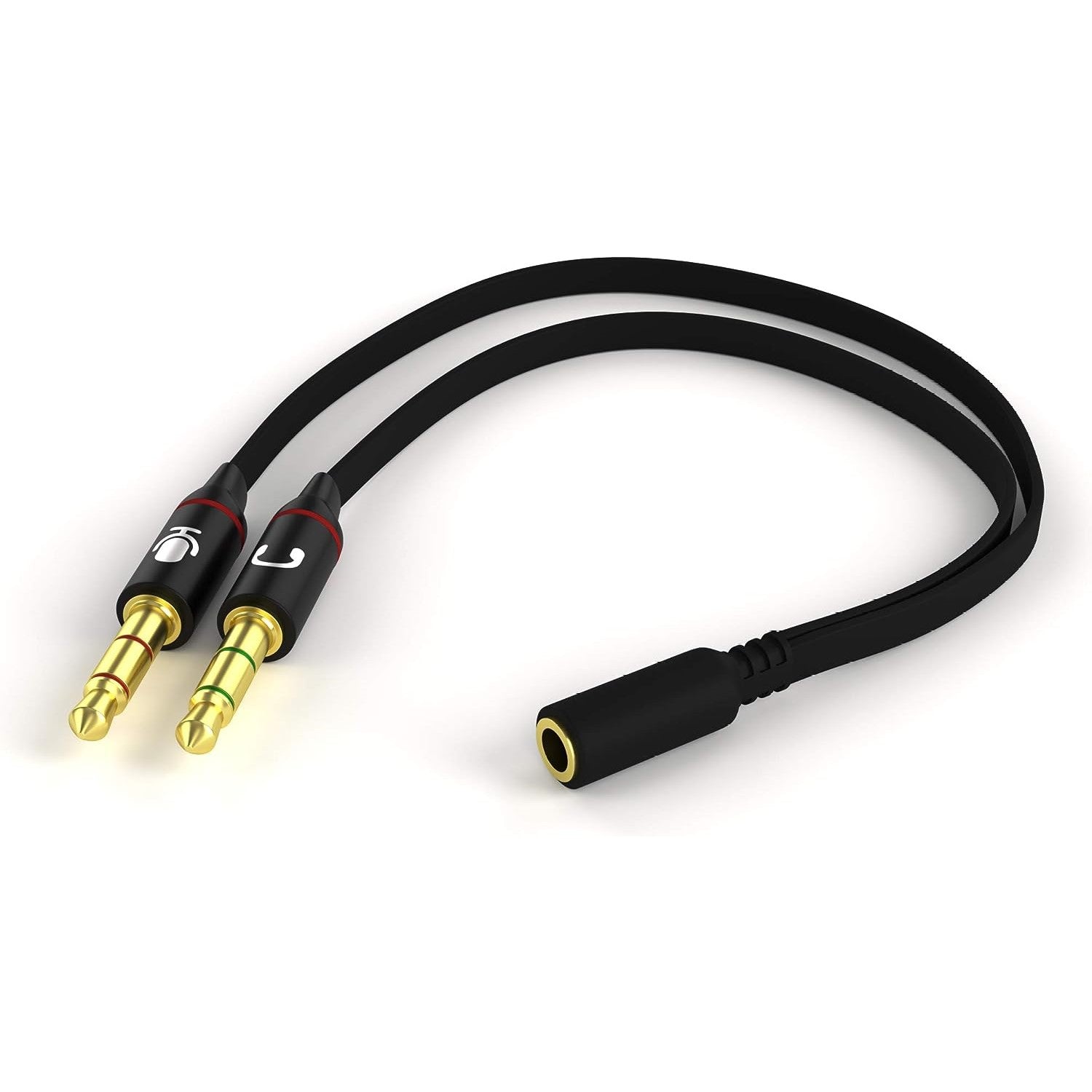 LW Essentials® Basic 3.5mm Combo Audio Adapter Splitter Cable
