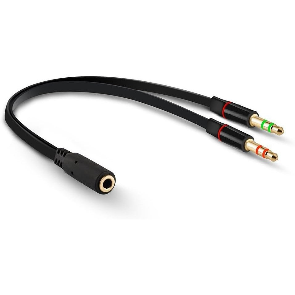 LW Essentials® Basic 3.5mm Combo Audio Adapter Splitter Cable