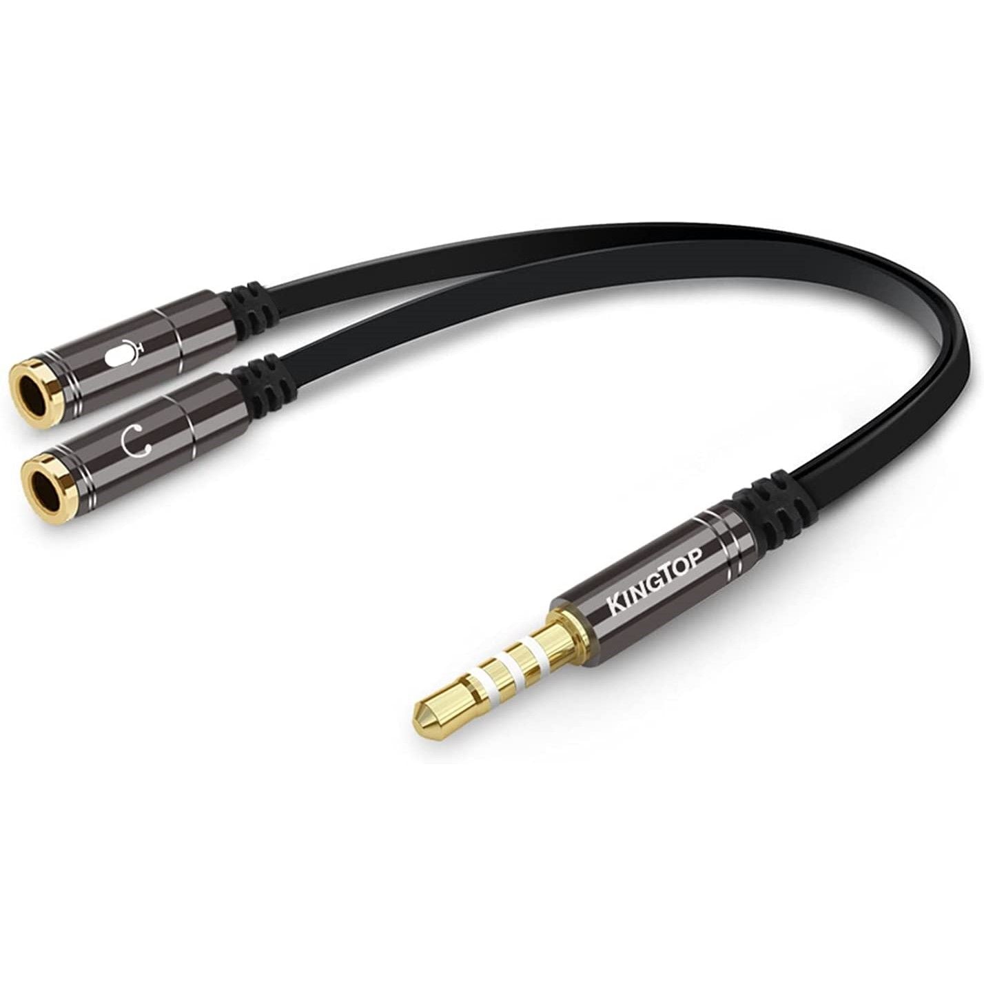 LW Essentials® Basic 3.5mm Combo Audio Adapter Splitter Cable