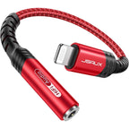 LW Essentials® Basic 3.5mm Female to Lightning Audio Adapter Cable
