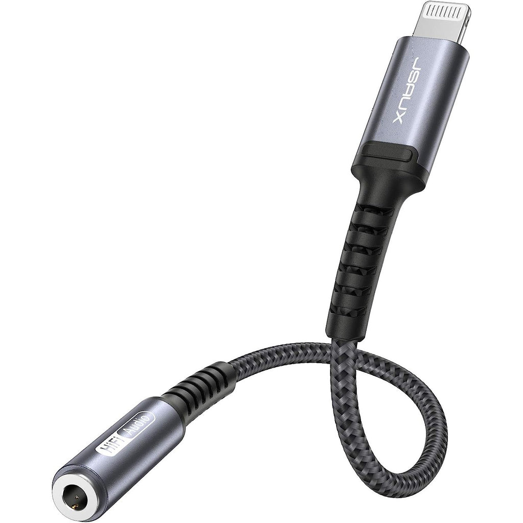 LW Essentials® Basic 3.5mm Female to Lightning Audio Adapter Cable