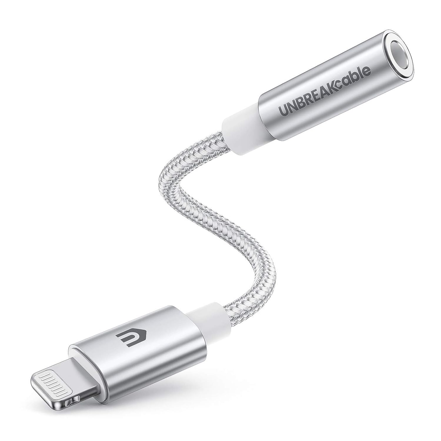 LW Essentials® Basic 3.5mm Female to Lightning Audio Adapter Cable
