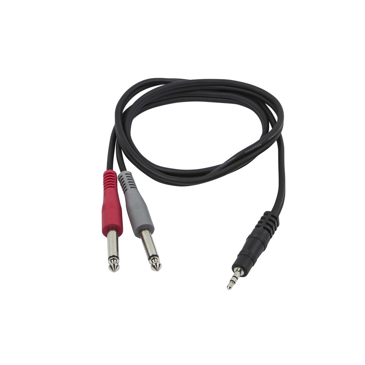 LW Essentials® Basic 3.5mm Male to Dual 1/4 in. TS Male Mono Adapter Cable