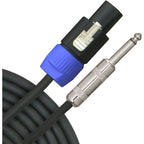 LW Essentials® Basic Speakon to 1/4 in. Male 12-Gauge Speaker Cable
