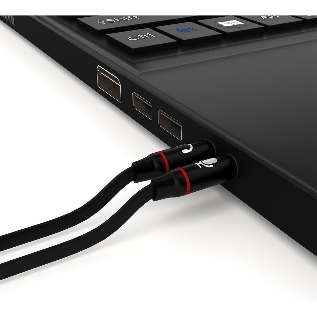LW Essentials® Basic 3.5mm Combo Audio Adapter Splitter Cable