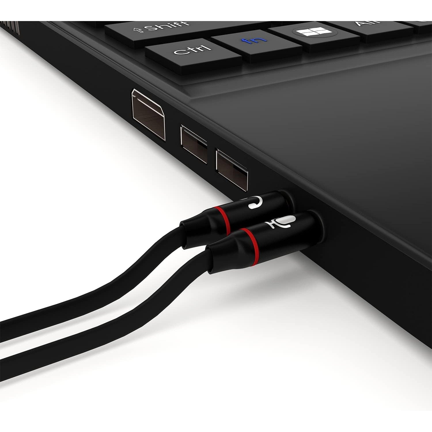 LW Essentials® Basic 3.5mm Combo Audio Adapter Splitter Cable