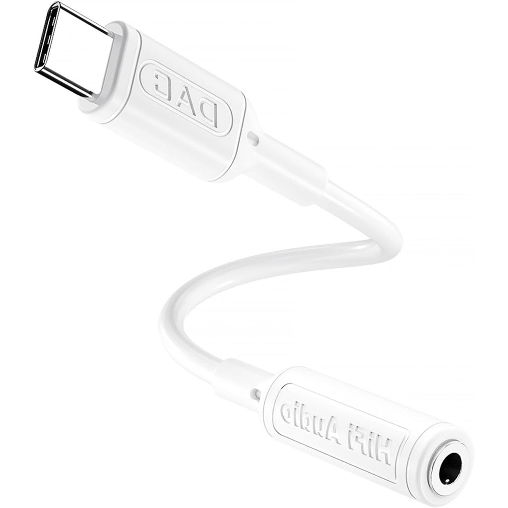 LW Essentials® Basic 3.5mm Female to USB C Audio Adapter Cable