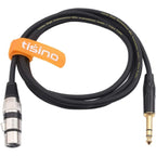 LW Essentials® Basic XLR Female to 1/4 in. Male TRS Stereo Cable