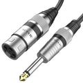 LW Essentials® Basic XLR Female to 1/4 in. Male TS Mono Cable