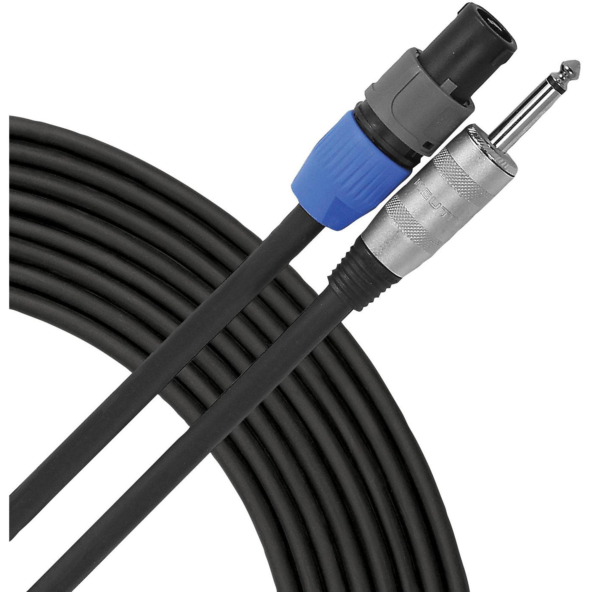 LW Essentials® Basic Speakon to 1/4 in. Male 12-Gauge Speaker Cable