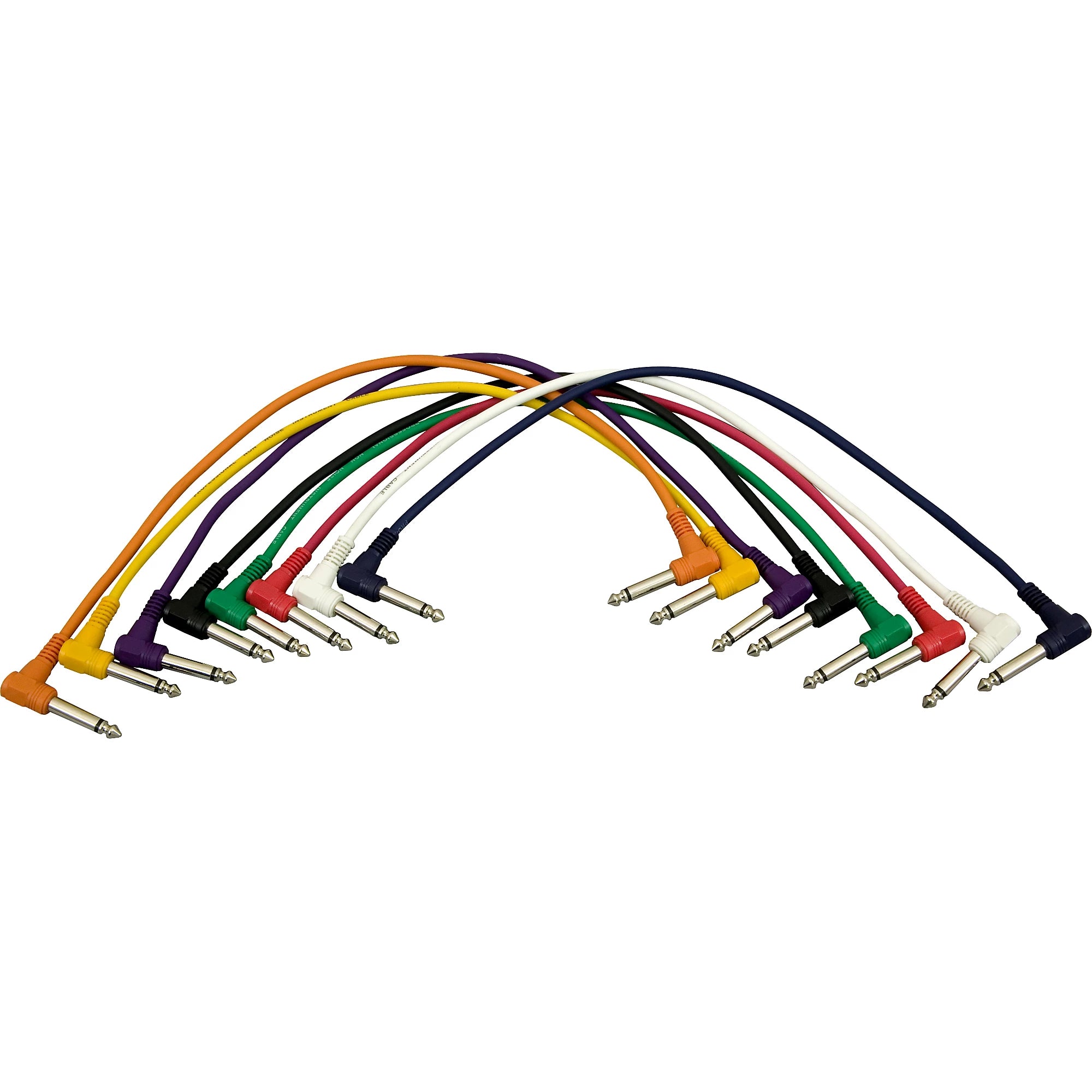 LW Essentials® Basic TS Mono Patch Cable (Right-Angle Connectors)