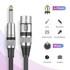 LW Essentials® Basic XLR Female to 1/4 in. Male TS Mono Cable