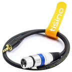 LW Essentials® Basic XLR Female to 3.5mm Male TRS Stereo Cable