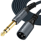 LW Essentials® Basic XLR Male to 1/4 in. Male TRS Stereo Cable