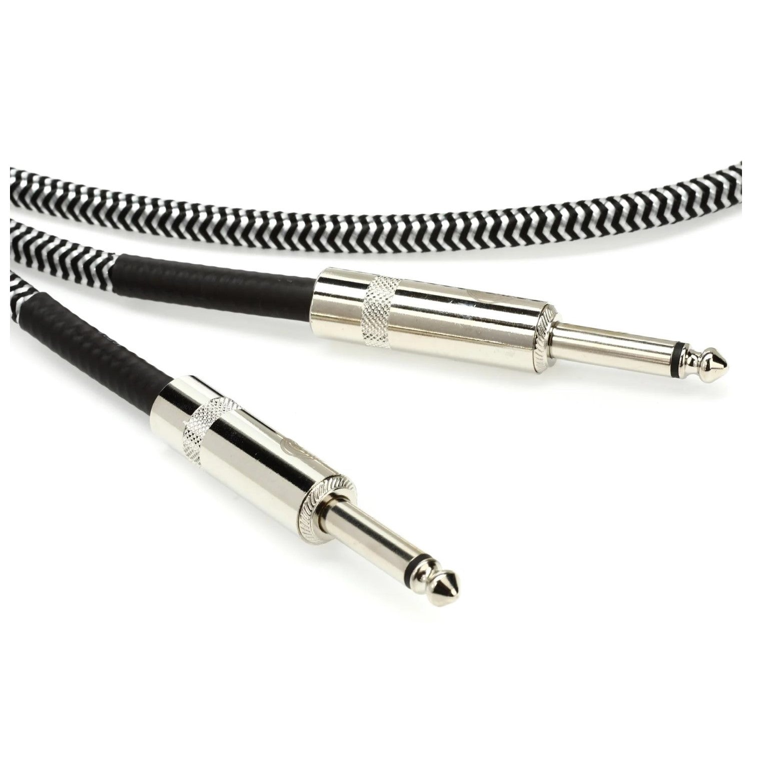 Prestige Picks® 1/4 in. Braided TS Mono Instrument Cable - Grey