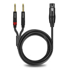 LW Essentials® Basic XLR Female to Dual 1/4 in. Male TS Mono Cable