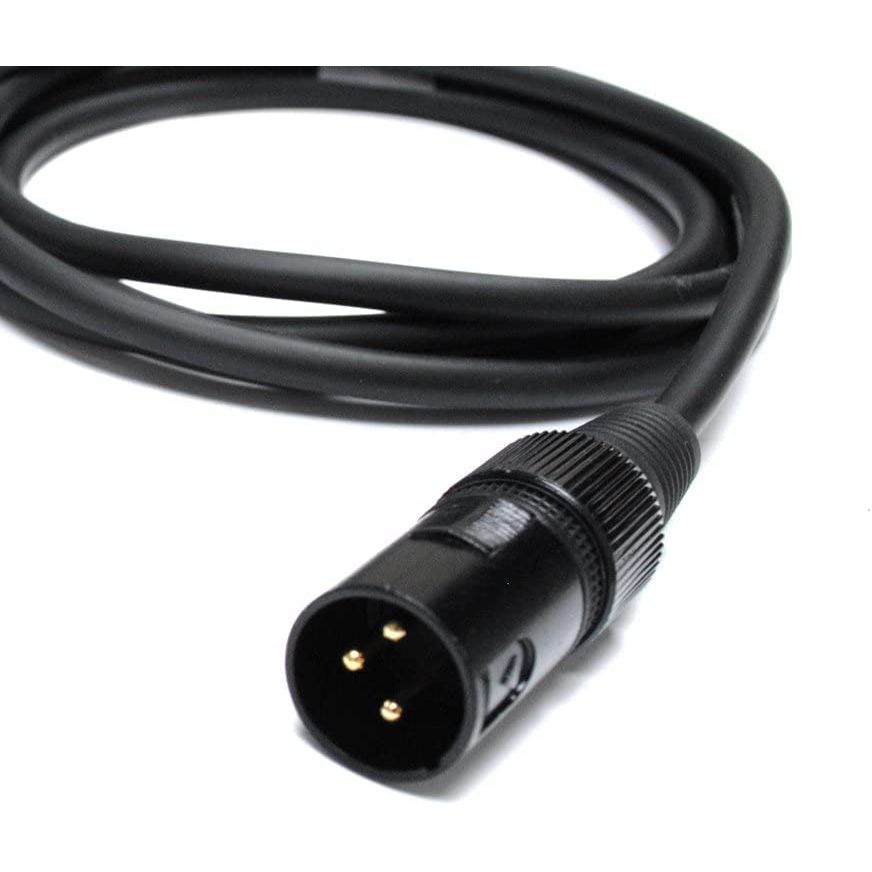 LW Essentials® Basic XLR Male to 1/4 in. Male TS Mono Cable (Straight + Right-Angle)