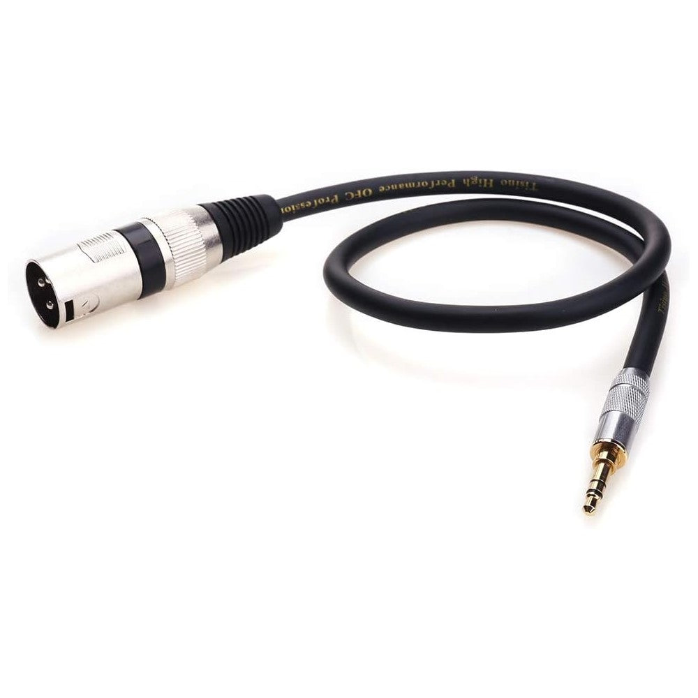 LW Essentials® Basic XLR Male to 3.5mm Male TRS Stereo Cable