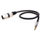 LW Essentials® Basic XLR Male to 3.5mm Male TRS Stereo Cable