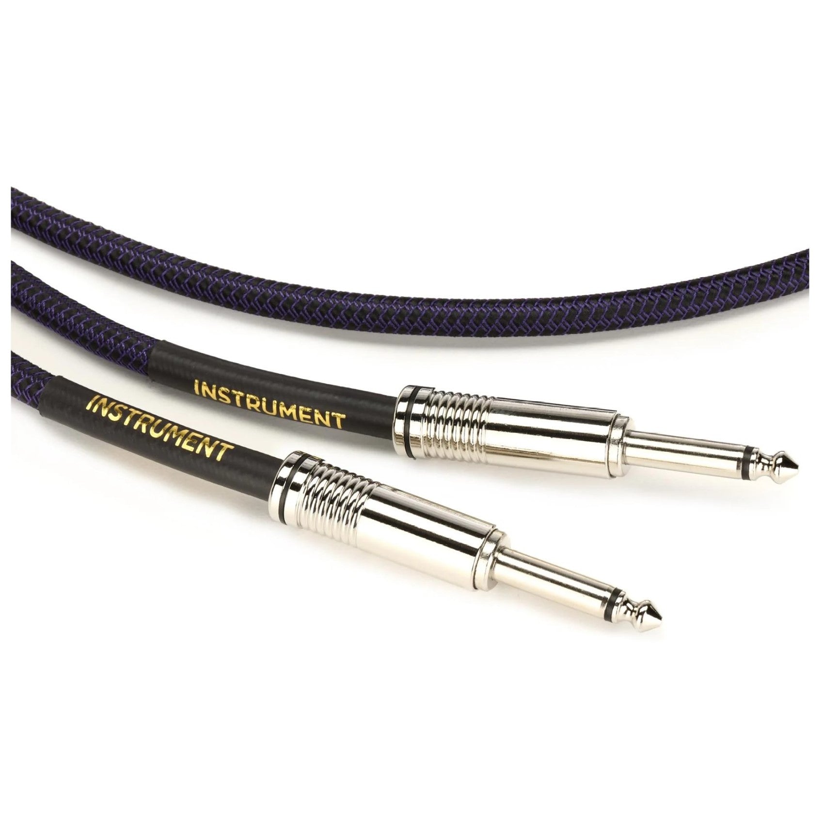 Prestige Picks® 1/4 in. Braided TS Mono Instrument Cable - Black
