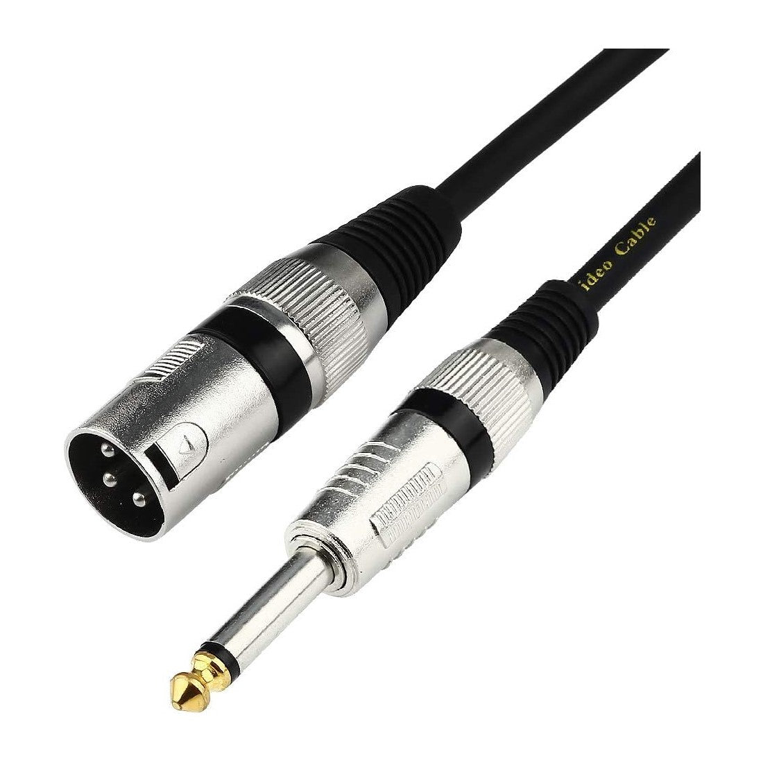 LW Essentials® Basic XLR Male to 1/4 in. Male TS Mono Cable