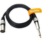 LW Essentials® Basic XLR Male to 1/4 in. Male TS Mono Cable