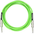 Prestige Picks® 1/4 in. Braided TS Mono Instrument Cable - Green