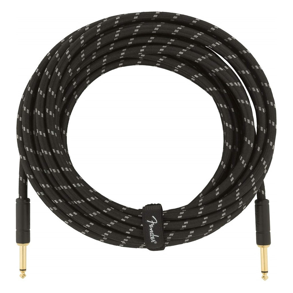 Prestige Picks® 1/4 in. Braided TS Mono Instrument Cable - Black