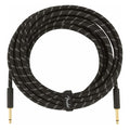 Prestige Picks® 1/4 in. Braided TS Mono Instrument Cable - Black