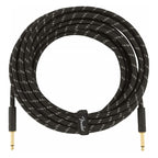 Prestige Picks® 1/4 in. Braided TS Mono Instrument Cable - Black