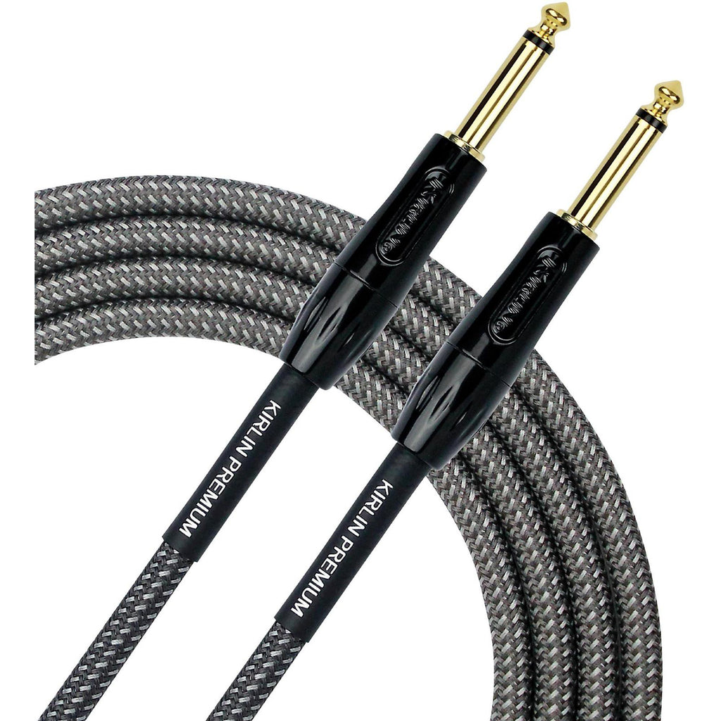 Prestige Picks® 1/4 in. Braided TS Mono Instrument Cable - Black