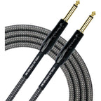 Prestige Picks® 1/4 in. Braided TS Mono Instrument Cable - Black