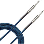 Prestige Picks® 1/4 in. Braided TS Mono Instrument Cable - Blue