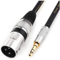 LW Essentials® Basic XLR Male to 3.5mm Male TRS Stereo Cable
