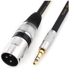 LW Essentials® Basic XLR Male to 3.5mm Male TRS Stereo Cable