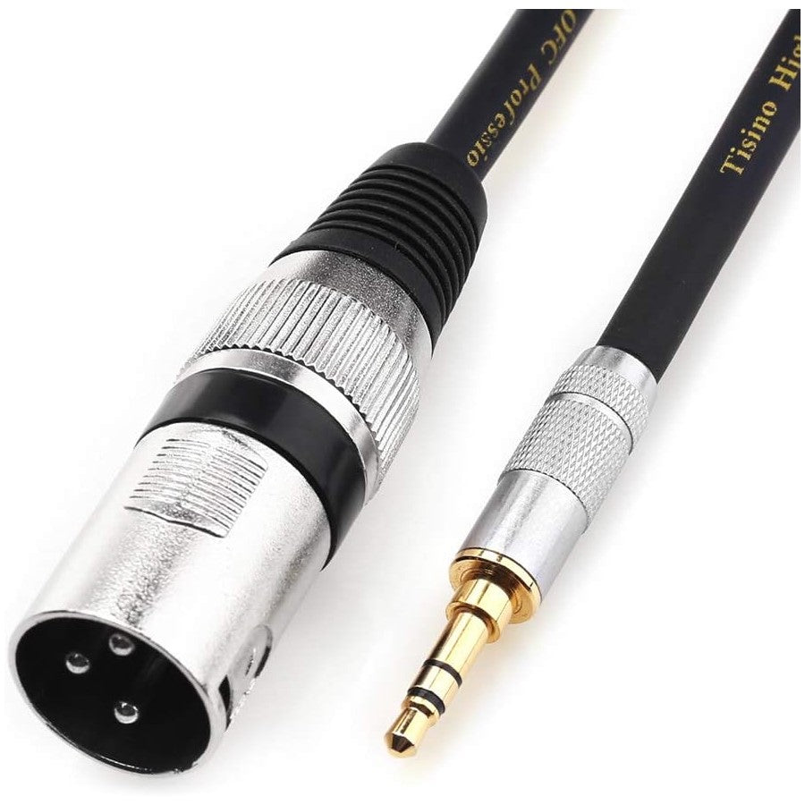 LW Essentials® Basic XLR Male to 3.5mm Male TRS Stereo Cable
