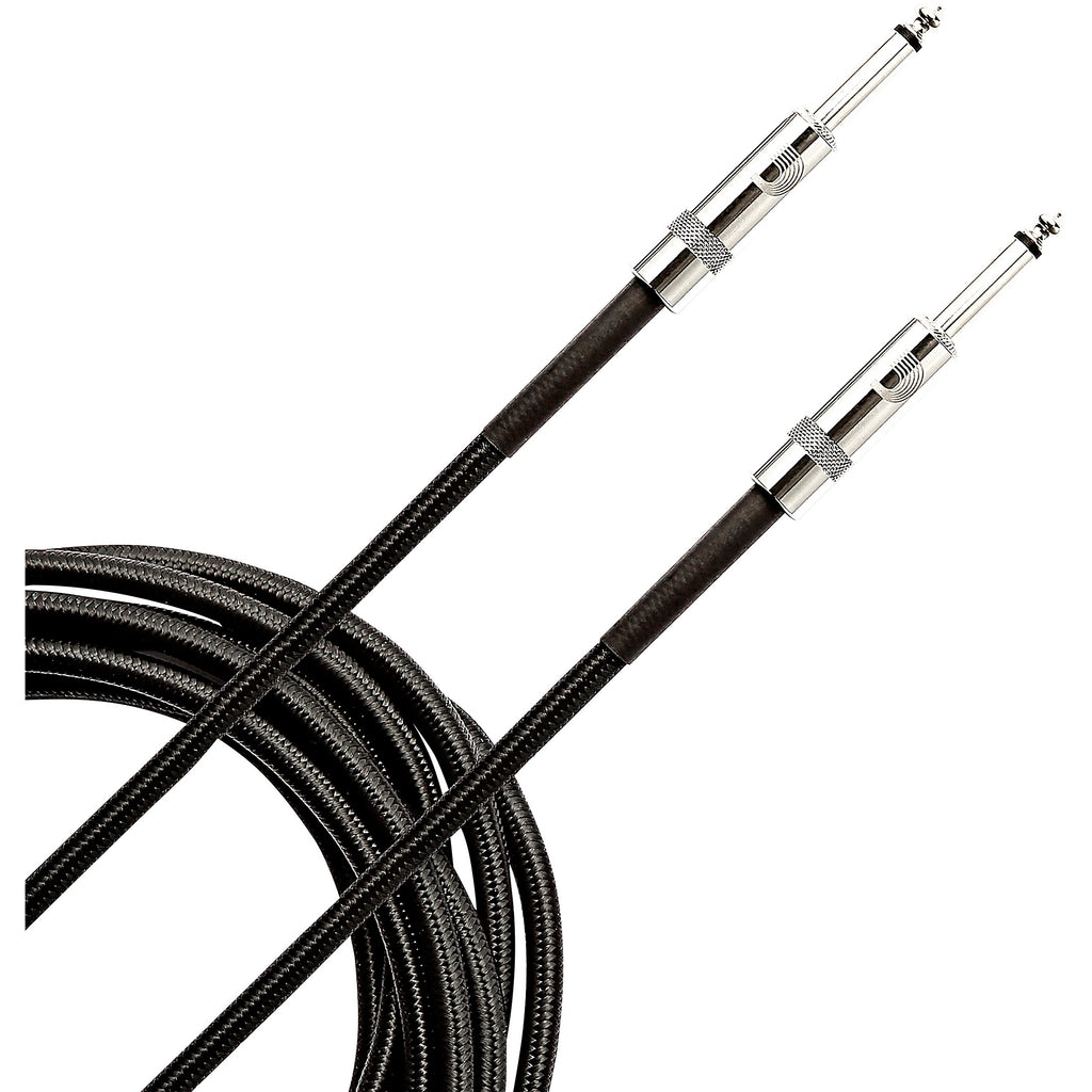 Prestige Picks® 1/4 in. Braided TS Mono Instrument Cable - Black