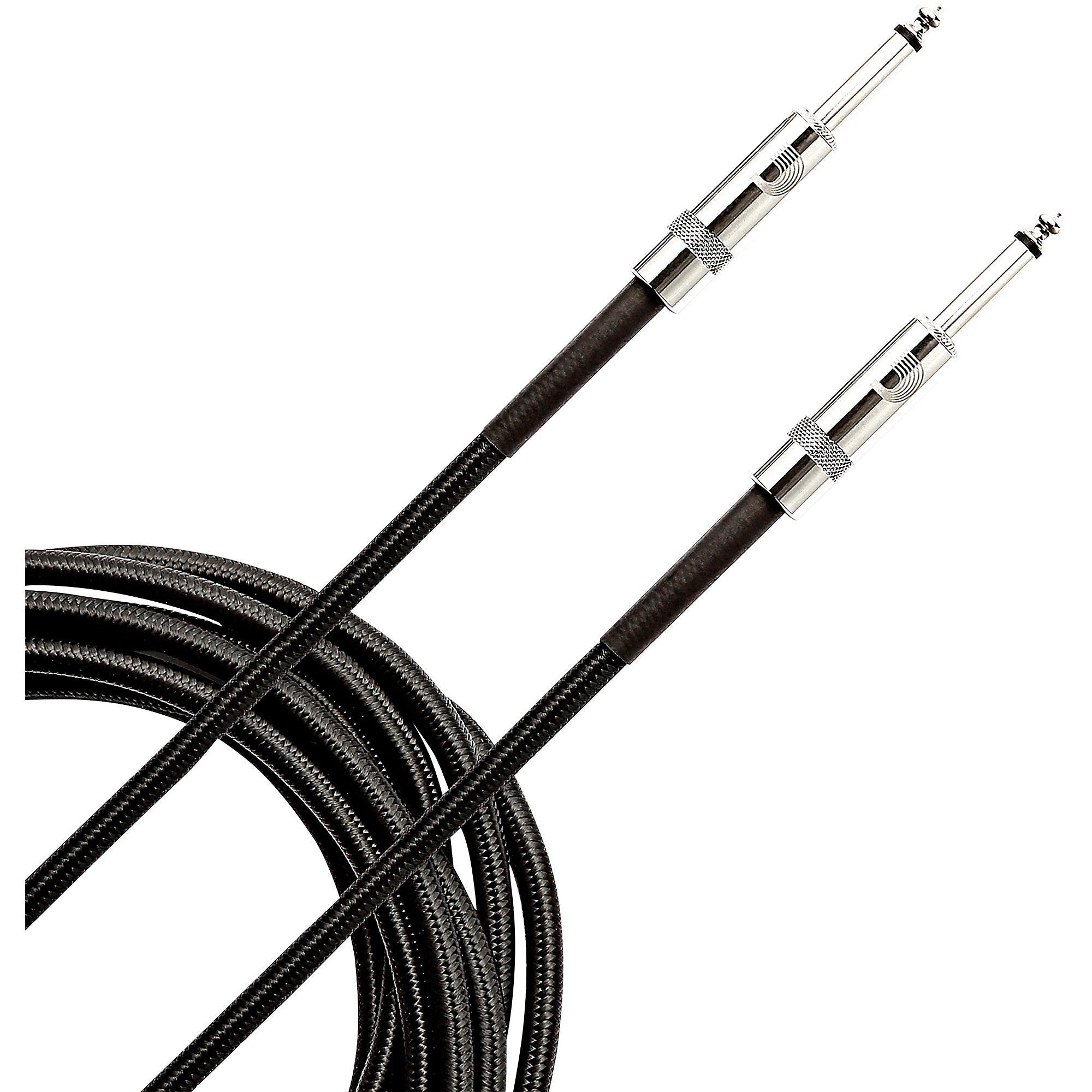 Prestige Picks® 1/4 in. Braided TS Mono Instrument Cable - Black
