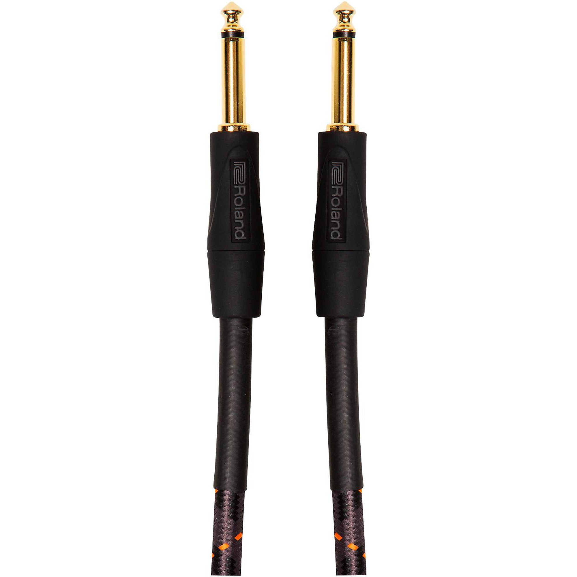 Prestige Picks® 1/4 in. Braided TS Mono Instrument Cable - Black