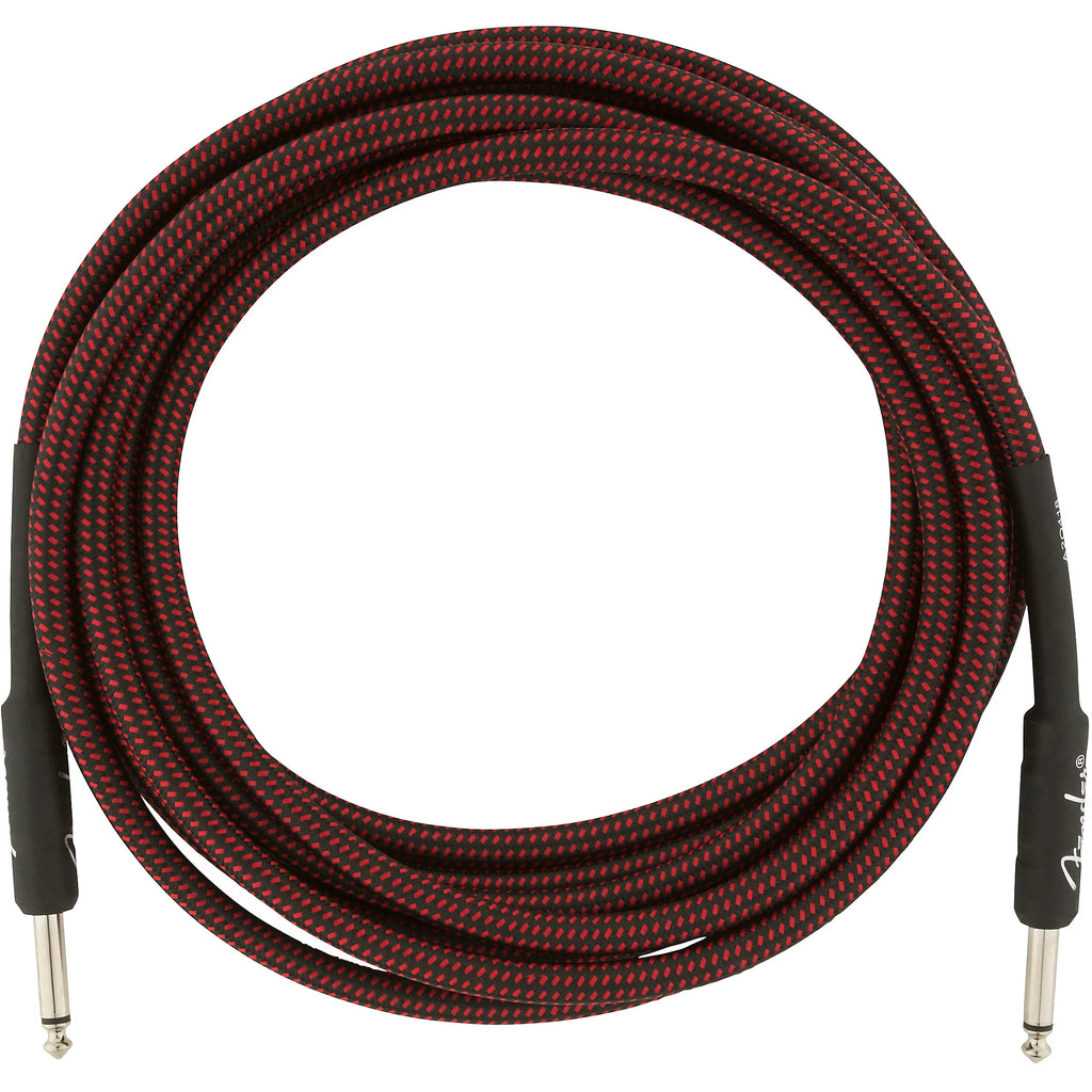 Prestige Picks® 1/4 in. Braided TS Mono Instrument Cable - Red