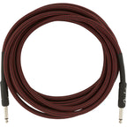 Prestige Picks® 1/4 in. Braided TS Mono Instrument Cable - Red