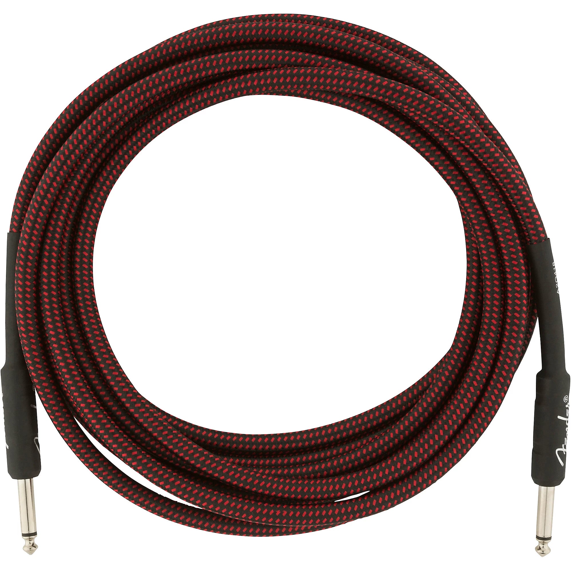 Prestige Picks® 1/4 in. Braided TS Mono Instrument Cable - Red
