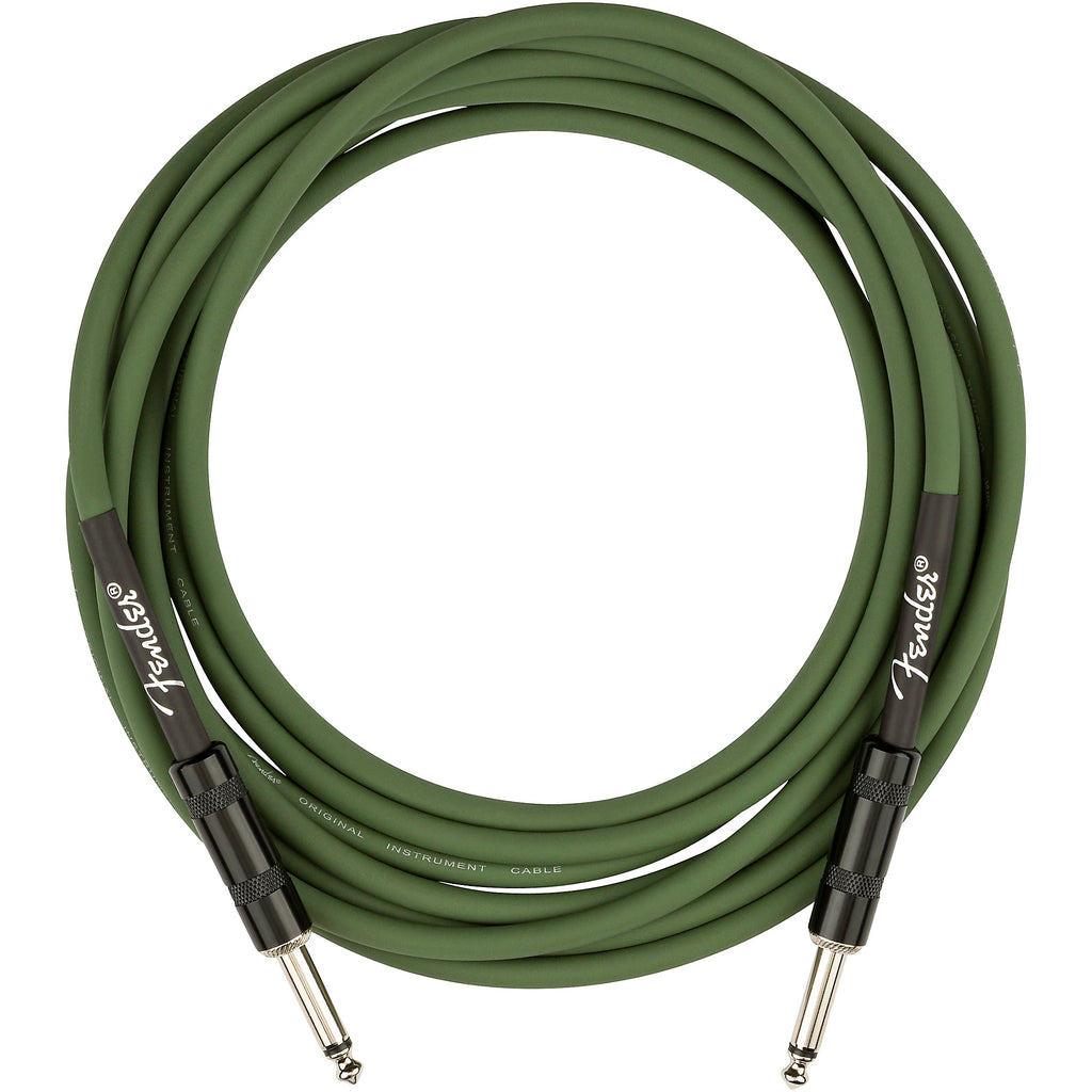 Prestige Picks® 1/4 in. Standard TS Mono Instrument Cable - Green