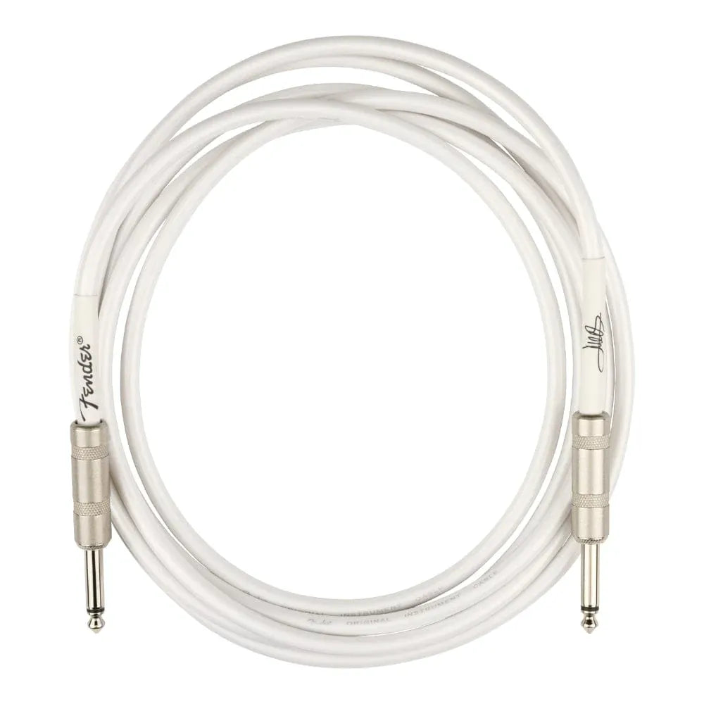 Prestige Picks® 1/4 in. Standard TS Mono Instrument Cable - White