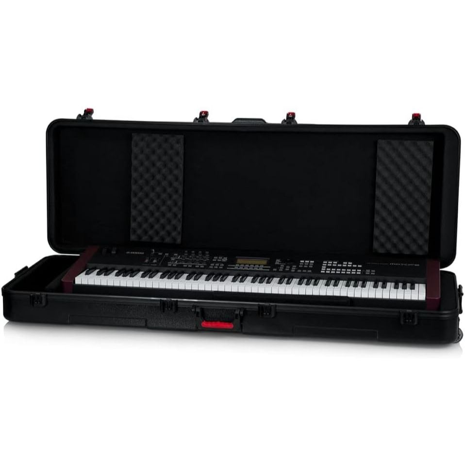 Gator Keyboard Hard Shell Case with Wheels & TSA-Approved Locks