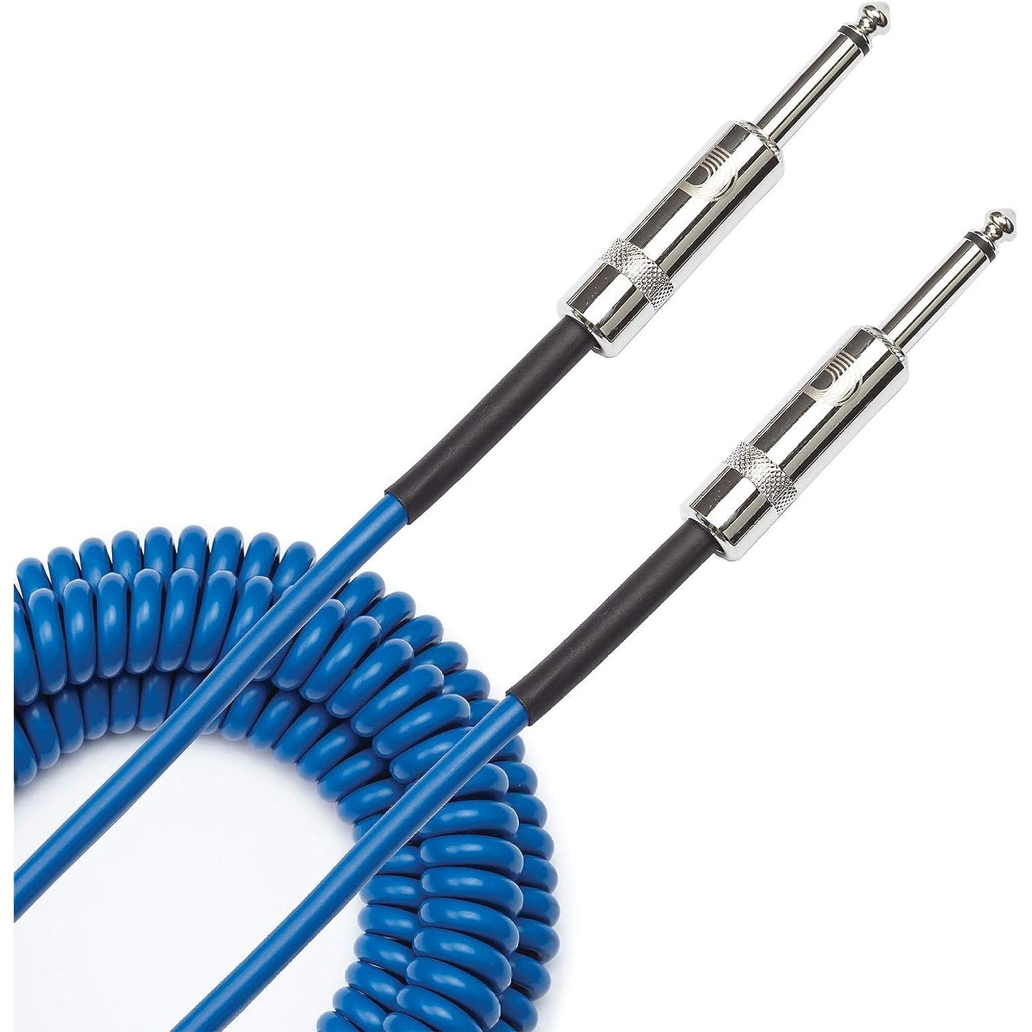 Prestige Picks® 1/4 in. Coiled TS Mono Instrument Cable - Blue
